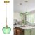 QianZhan Green Glass Pendant Light