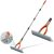Thatch Rake for Lawns, Yofidra 15″ Heavy Duty Metal Dethatcher Rake with 5FT Han