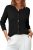 Arach&Cloz Womens Cardigan Sweaters 2026 Soft Layering Essential Knit Long Sleev