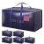 RMOHRO 6 Pack Moving Bags Heavy Duty 210GSM with Full-Open Side Zipper
