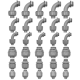 AIRTAK 30Pcs Liquid Tight Connector Combo Kit