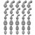 AIRTAK 30Pcs Liquid Tight Connector Combo Kit
