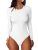 ANRABESS Women Long Sleeve Crew Neck Bodysuits Top 2026 Fall Slim Fit Ribbed Kni