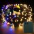 LED String Fairy Lights Battery Operated 11 Light Modes Dark Green Cable Christm