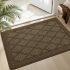 COSY HOMEER Entryway Rugs Doormat 32″x48″,Non-Slip Absorbent Door Mat,Beige