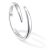 Streling Silver Open Eternity Band Rings for Women
