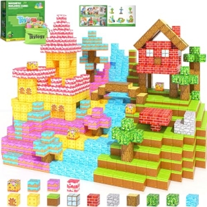 200PCS Magnetic Blocks – Magnetic Building Blocks for Girls Age 3+