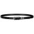 VONMELLI Women Skinny Leather Belt Thin Waist Black Belt for Women Jeans Dress F
