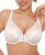 Popilush Lace Bra Minimizer Bras for Women Full Coverage Push Up Bra Underwire B