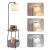 YJSQOEOE Floor Lamp with Cat Bed