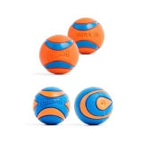 Chuckit! Ultra Ball Dog Toy – Medium Bouncy Fetch Balls for Dogs 20-60 lbs