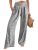 ANRABESS Womens Palazzo Pants, Striped & Gingham