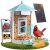 Onlyfly Smart Bird Feeder with 2K AI Camera Solar Powered for Backyard