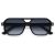 SOJOS Retro Polarized Square Aviator Sunglasses for Women Men Vintage 70s UV400