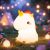 loatme Night Light for Kids, Rechargeable Dimmable Silicone LED Nightlight with