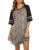 Ekouaer Cotton Nightgowns for Women Short Sleeve Sleep Shirts Crew Neck Night Sh
