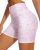 DHSO High Waisted Biker Shorts for Women-5″ Spandex Tummy Control Athletic Worko
