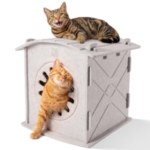 Apasiri Cat Houses for Indoor Cats: Felt Cat House Cave Cathouse