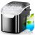 COWSAR Ice Maker Countertop, Portable Ice Machine with Self-Cleaning