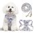 TEWIWAP Small Dog Harness and Leash Set Lightweight Cute Pet Harnesses with Bowt