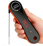 Digital Meat Thermometer, Paysean 0.5 Sec Instant Read ±0.5℉ with Auto-Rotating