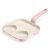 Paris Hilton Ceramic Nonstick Divided Skillet with Heart-Shaped Sections and Gri