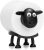 Toilet Roll Holder, Sheep Design Funny Toilet Paper Holder Free Standing
