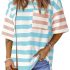 ANRABESS Women Long Sleeve Shirts Rib Knit Slim Fit Tops Basic Tee Spring Outfit