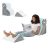Hansleep Bed Wedge Pillow Set for After Surgery 4PCS