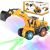 Car Toys for Toddlers, Excavator Toy with 2 Flashing Lights Music
