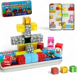 35PCS Pixel World Edition Mini Magnetic Blocks – Creative 3D Building Cubes