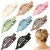 YTQDSS 8PCS Flat Hair Claws Matte Non-Slip Clips for Women