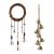 2 Pieces Witch Bells for Door Knob for Protection Hanging Bell Wind Chimes Handm