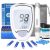 Glucose Monitor Kit, Blood Sugar Monitor with 50 Test Strips & 50 Lancets for Di