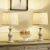 Hikczc Vintage Table Lamp for Living Room Bedroom