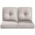 ACTREST Pop 22×25/22×24 Outdoor Seat Cushions Set of 2