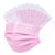 Maoffii 4-Ply Individually Wrapped Pink Disposable Face Masks Large 50 Pack