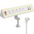 NYYTGE Desk Clamp Power Strip with Nightlight