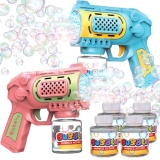 EagleStone Bubble Gun Toys for 3+ Year Old Kids Boys Girls