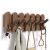 Sueuapp Walnut Wood Coat Rack Wall Mount