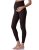 POSHDIVAH Maternity Leggings for Women Pregnancy Pants Dark Brown Medium