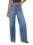 Sidefeel Women’s Wide Leg Jeans High Waisted Stretchy Front Seam Denim Pants Siz