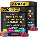 KUKALY Creatine Monohydrate Gummies for Men & Women