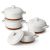 MALACASA Mini Cocotte Set – 12 OZ Small Casserole Dishes for Oven