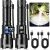 WdtPro Rechargeable Flashlights High Lumens 2Pack