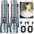 WdtPro LED Rechargeable Flashlight 2 Pack