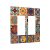 Xuejiaku Outlet Covers Mexico Moroccan Colorful Talavera Tile 2 Gang Double Rock