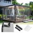 Highland Cow Solar Powered Outdoor Garden Statue