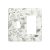 XFYGBY Decorative Outlet Covers Beige Gray Sage Leaves Olive Leaf 2 Gang Wall Pl
