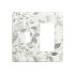 Sghxwp Decorative Outlet Covers Colorful Rainbow 3D Floral Embossed 1 Gang Duple